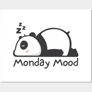 Panda Monday Mood Posters and Art